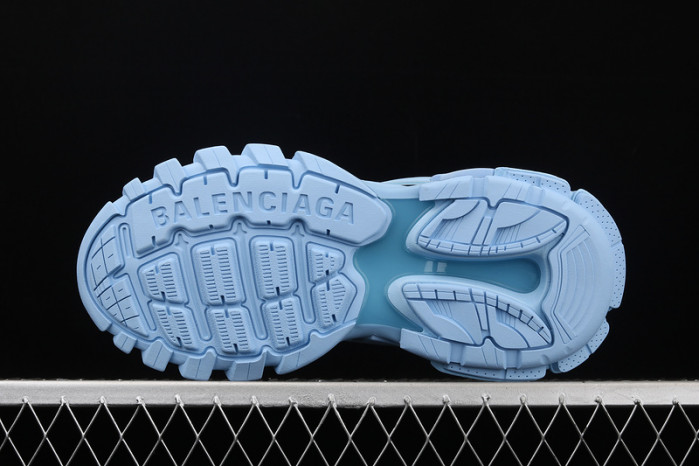 bl track led trainers sneaker blue 10602