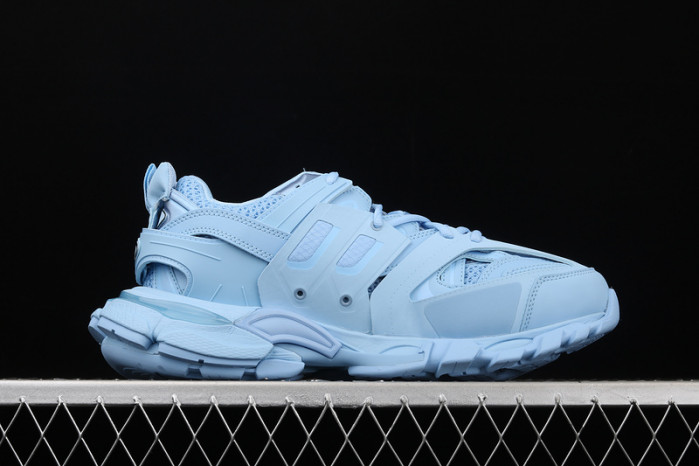 bl track led trainers sneaker blue 10602