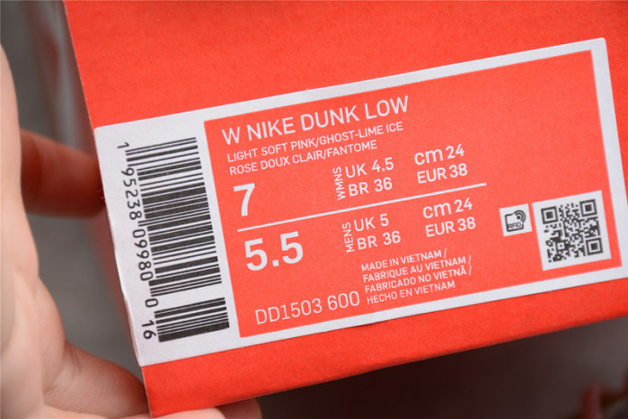 nike dunk low lime ice dd1503-600