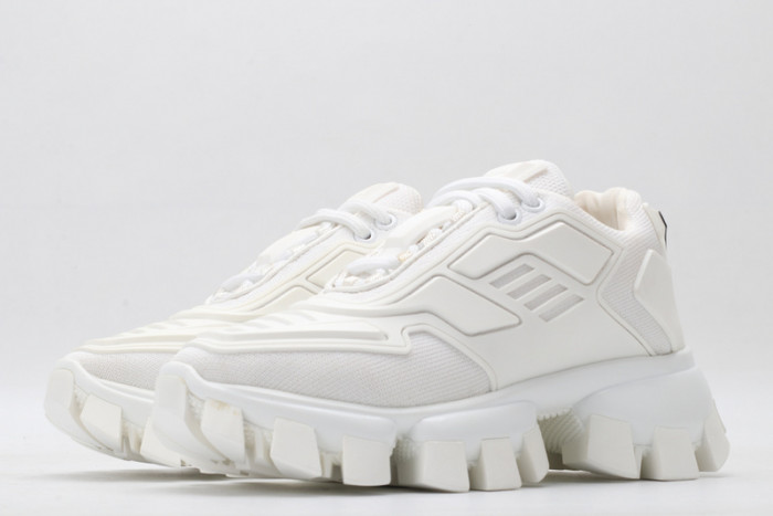 PRAD WHITE SNEAKERS