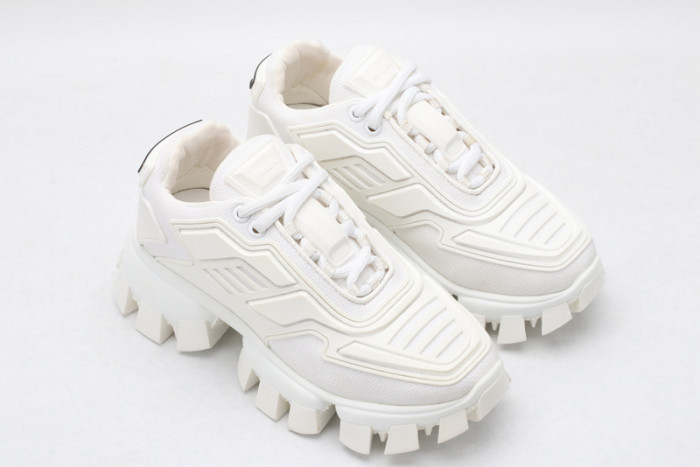 PRAD WHITE SNEAKERS