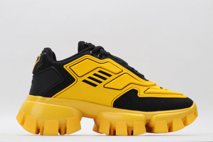 PRAD YELLOW BLACK SNEAKERS