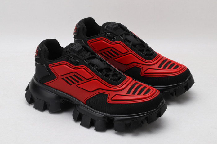 PRAD BLACK RED SNEAKERS