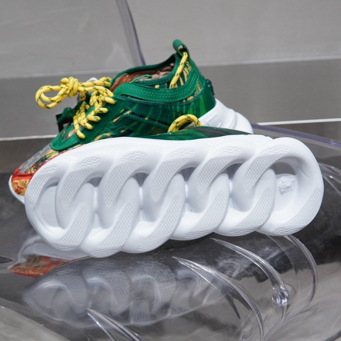 vse chain reaction green sneaker