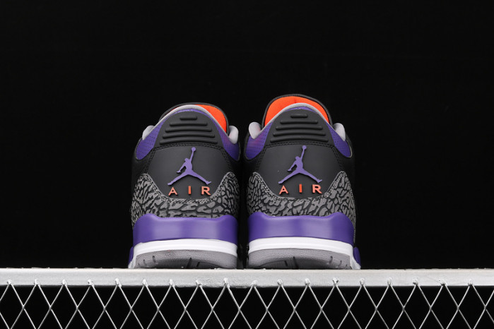 jordan 3 retro black court purple - ct8532-050