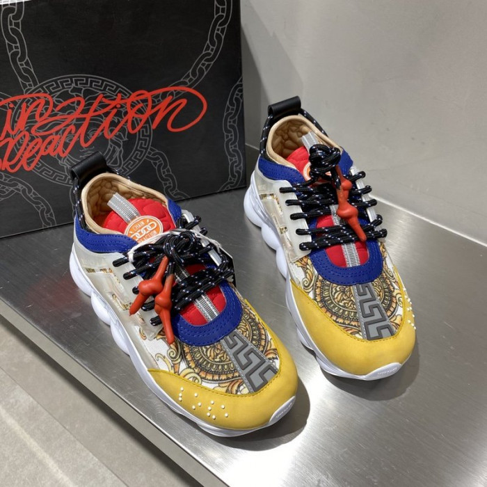 vse chain reaction yellow sneaker