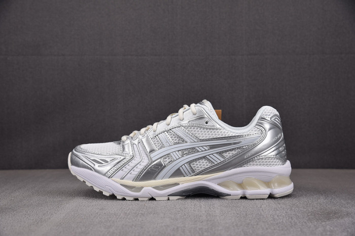 ASICS GEL-KAYANO 14 JJJJOUND SILVER WHITE 1201A457-100