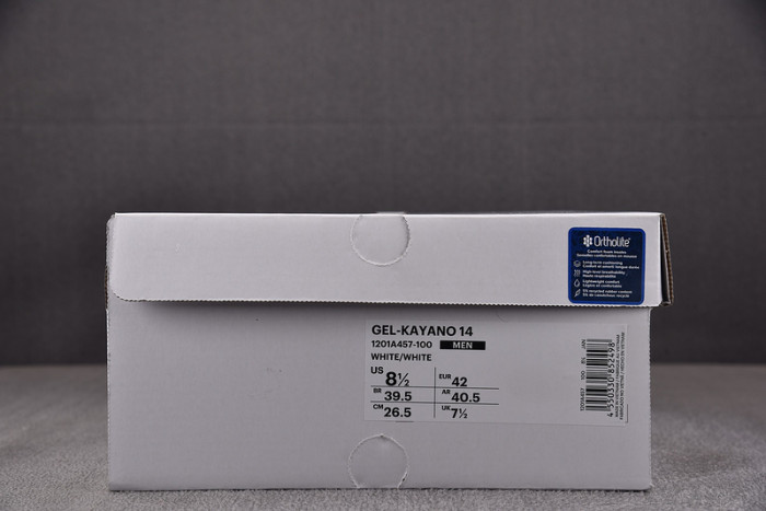 ASICS GEL-KAYANO 14 JJJJOUND SILVER WHITE 1201A457-100