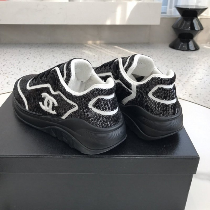 CHNEL LOW TOP TRAINER SNEAKERS