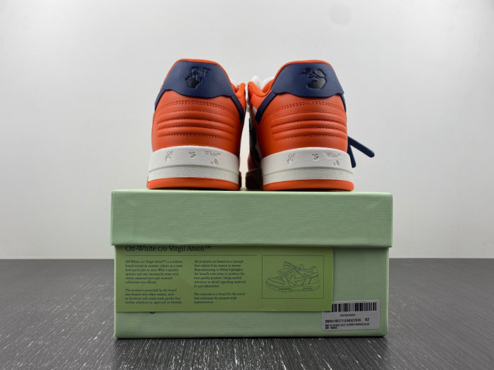 ofw out of office low-top leather sneakers