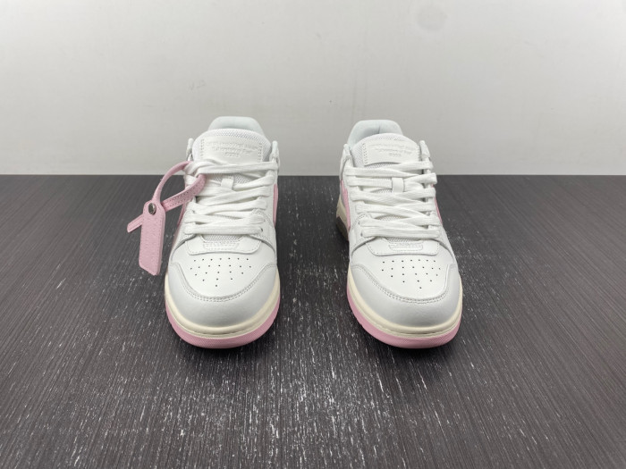 ofw out of office low-top leather sneakers