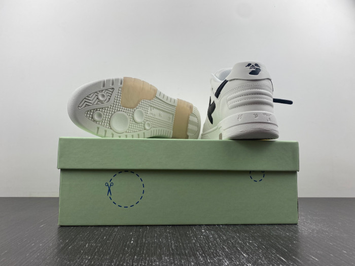 ofw out of office low-top leather sneakers