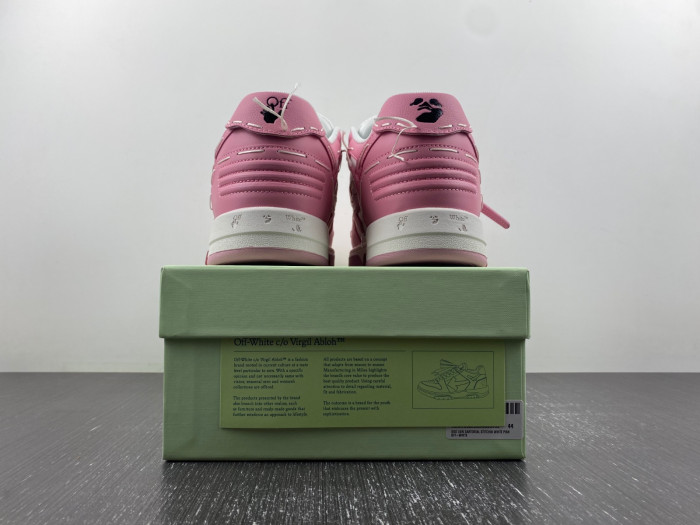 ofw out of office low-top leather sneakers