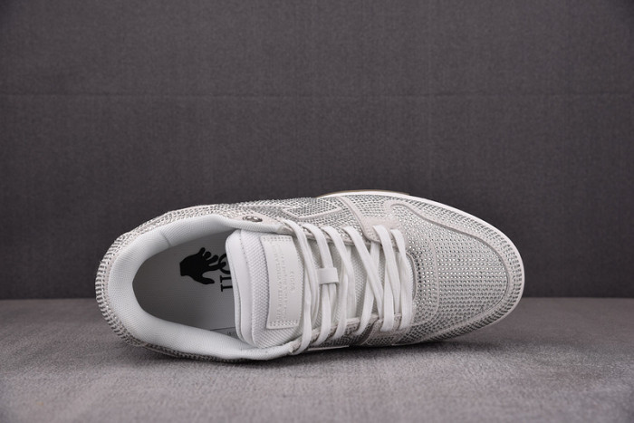 ofw out of office low-top leather sneakers