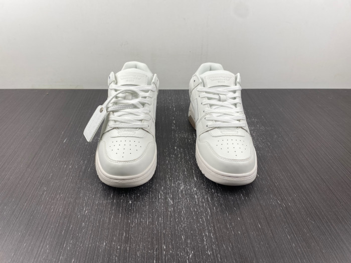ofw out of office low-top leather sneakers