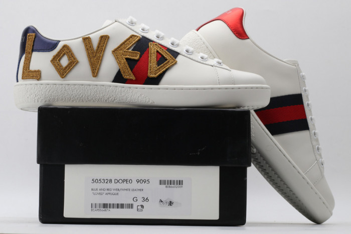 gi ace embroidered low-top sneaker