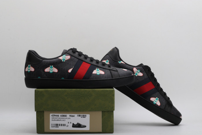 gi ace embroidered low-top sneaker