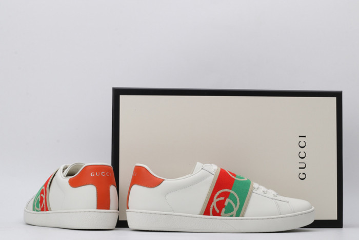 gi ace embroidered low-top sneaker