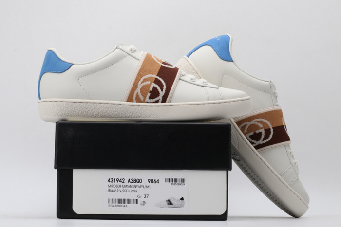 gi ace embroidered low-top sneaker