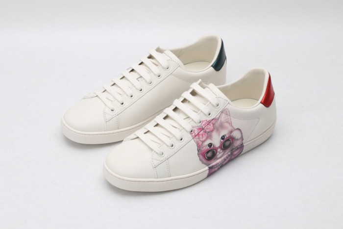 gi ace embroidered low-top sneaker