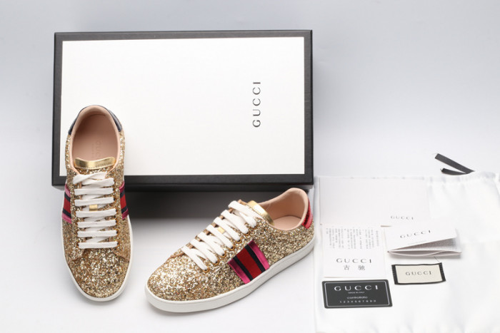 gi ace embroidered low-top sneaker