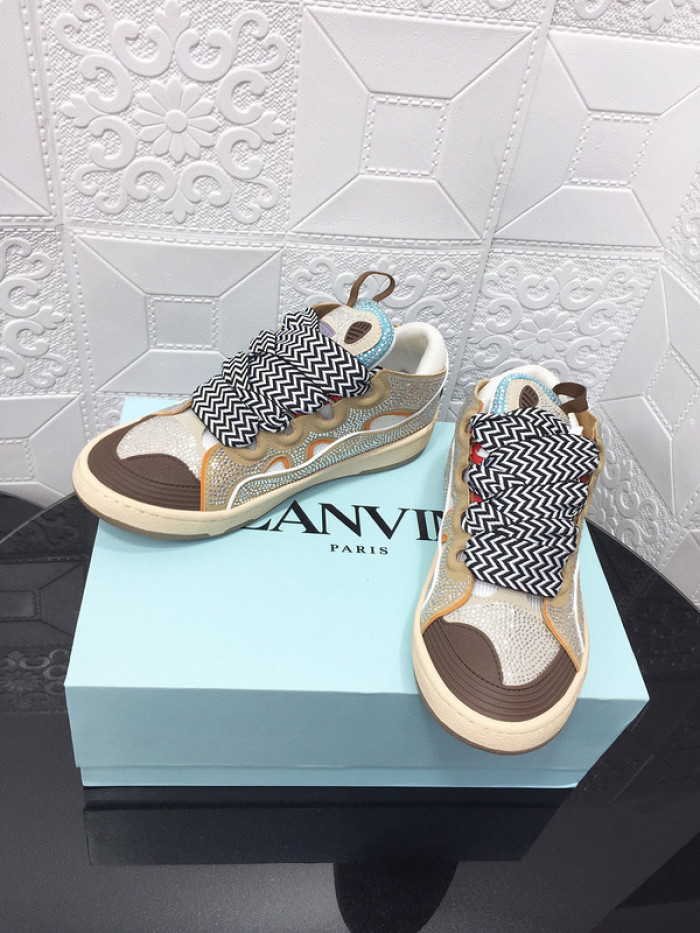 lanvin curb sneaker