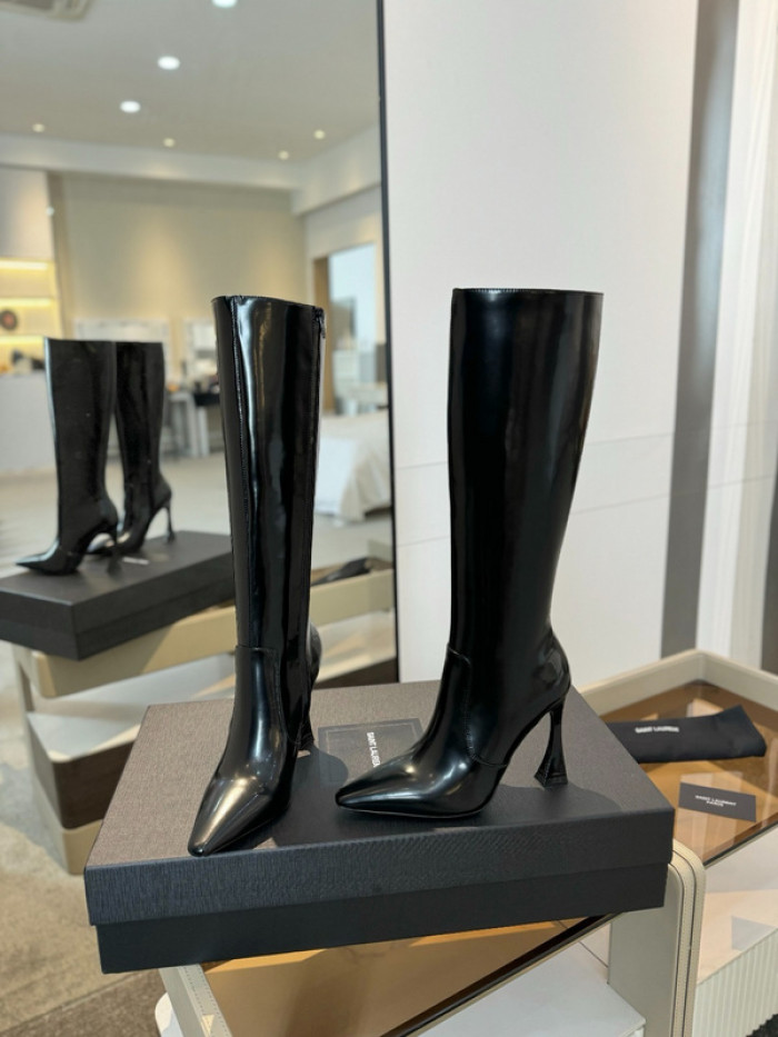 YSL HEEL BOOTS