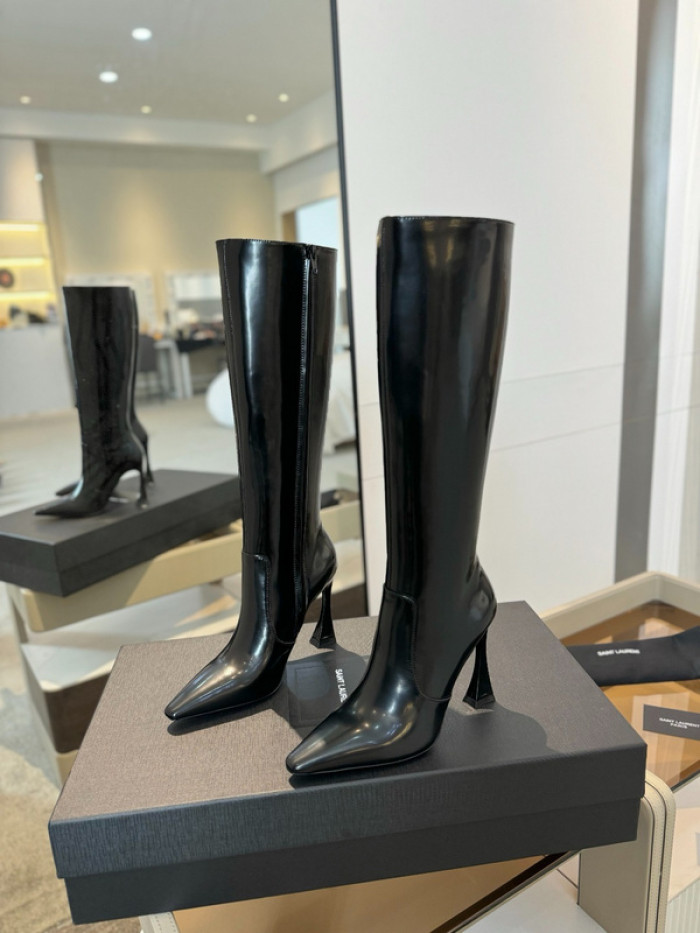 YSL HEEL BOOTS