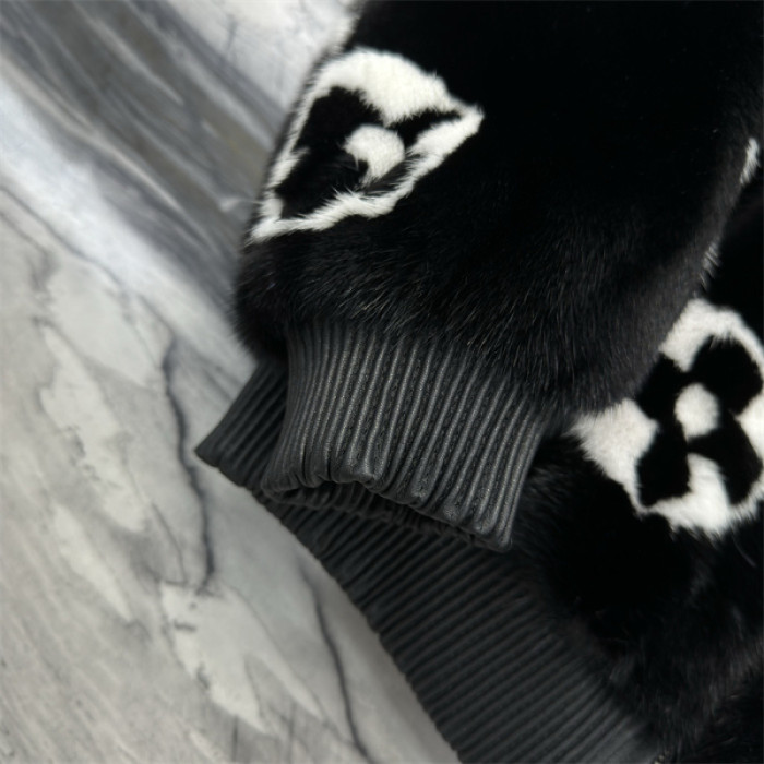 LOVT Mink fur genuine leather Jacket