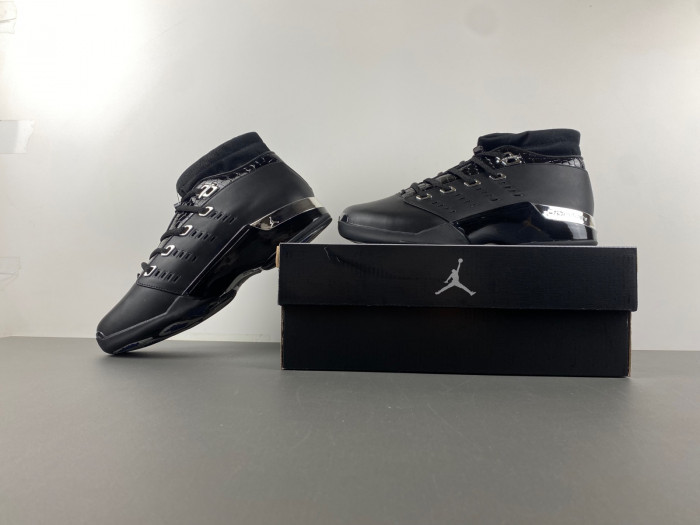 air jordan 17 og low black Ch*0me 303891-004