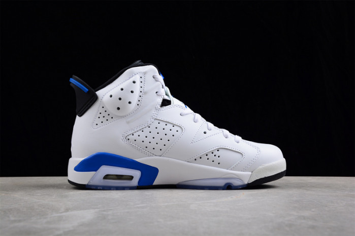 jordan 6 retro sport blue 384664-107