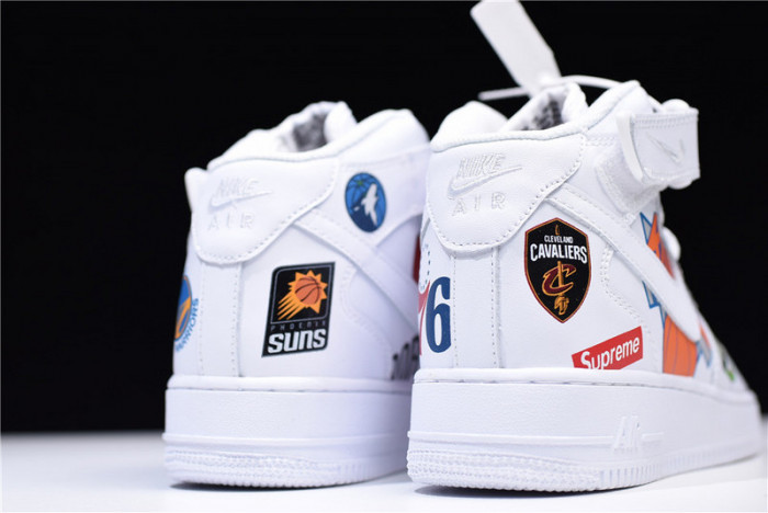 air force 1 mid nba white - aq8017-100