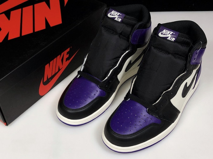 air jordan 1 retro "court purple" - air jordan - 555088 501