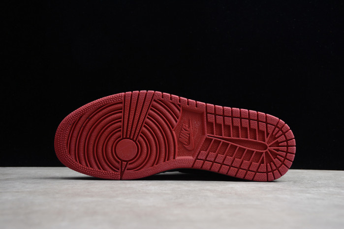 air jordan 1 retro high og black/gym red dc7071-001