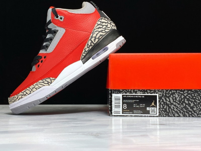 air jordan 3 “red cement” ck5692-600