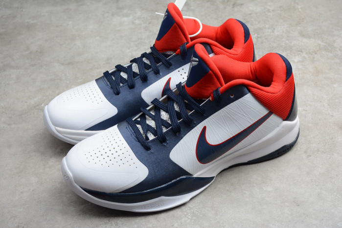 zoom kobe vx white/obsidian-sport red 386430-103