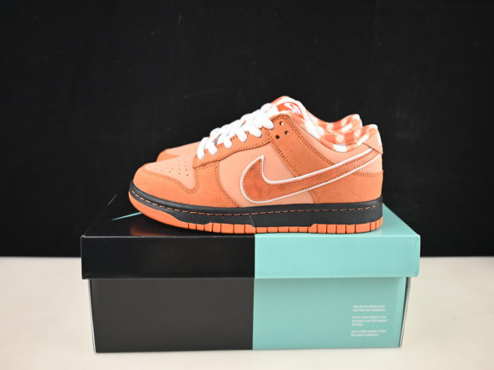 concepts x nike sb dunk low "orange lobster" fd8776-800