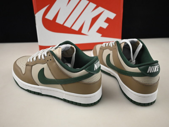 nike dunk low tan green fb7160-231