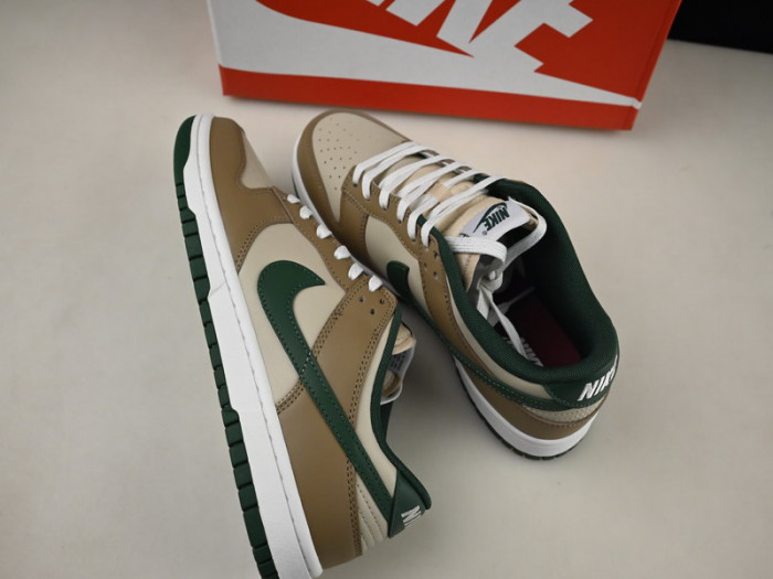 nike dunk low tan green fb7160-231