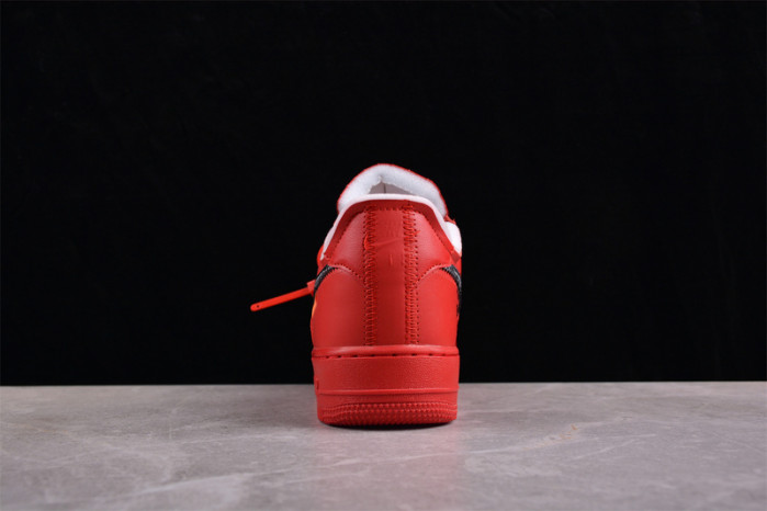 off white x nike air force 1 red ao4297-600
