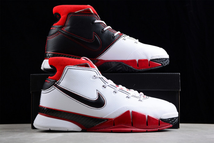 nike kobe 1 protro white black red aq2728-102