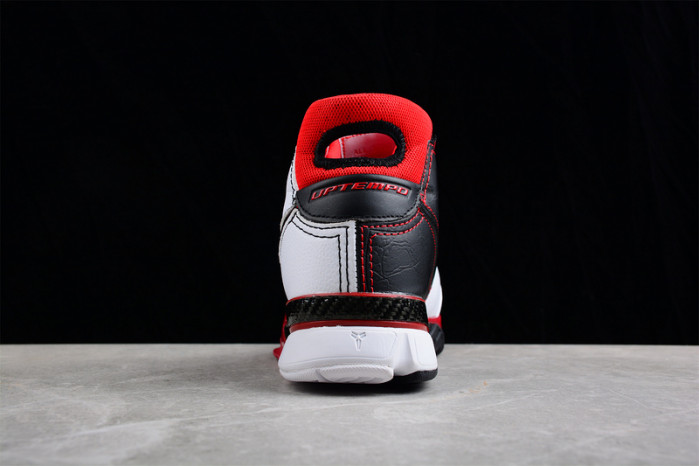 nike kobe 1 protro white black red aq2728-102
