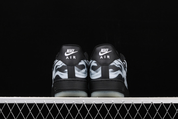 nike air force 1 low black skeleton halloween bq7541-001
