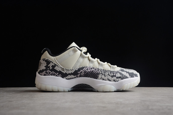 jordan 11 retro low snake light bone - cd6846-002