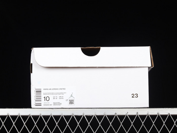 air jordan 3 black gold wmns ck9246-067