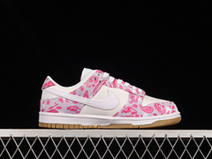 nike sb dunk low white rose red gum ct5053-061
