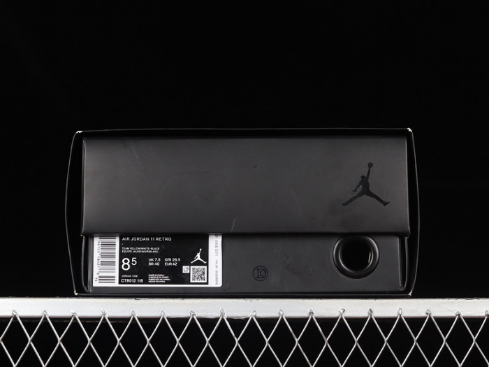 air jordan 11 retro yellow and black ct8012-118