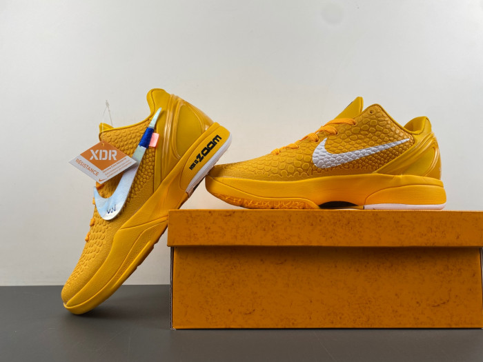 nike kobe 6 protro yellow cw2190-501