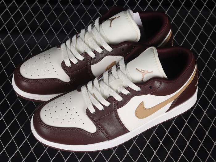 air jordan 1 low sail brown dc0774-200