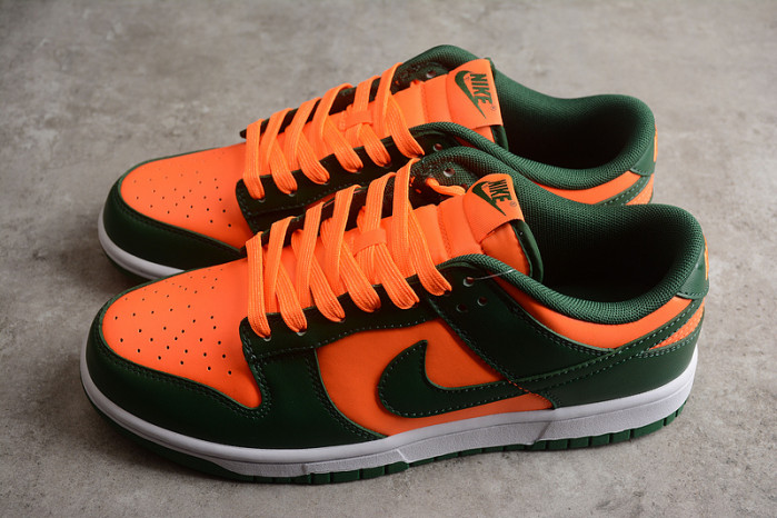 nike dunk low "miami hurricanes" dd1391-300